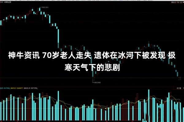 神牛资讯 70岁老人走失 遗体在冰河下被发现 极寒天气下的悲剧
